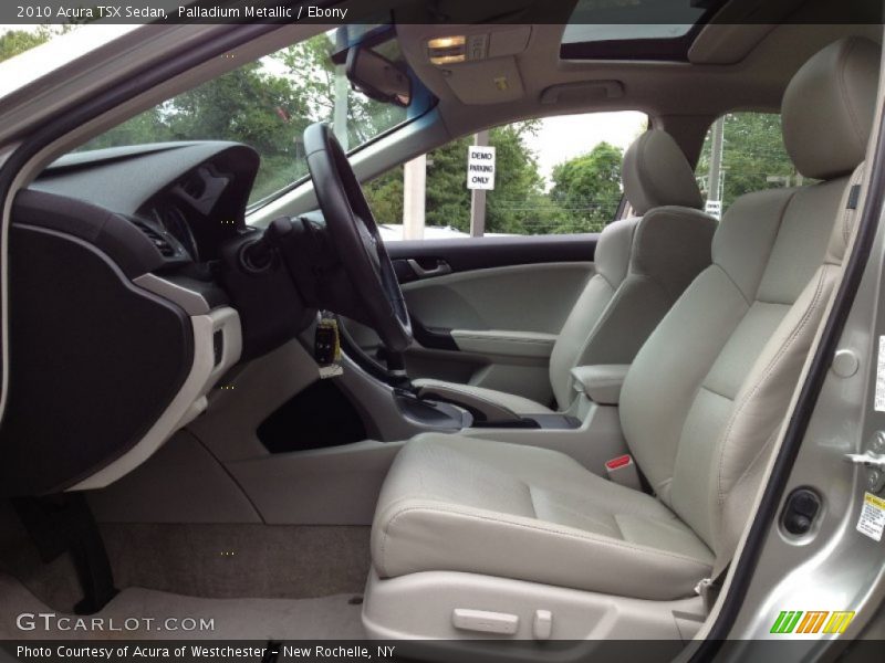Palladium Metallic / Ebony 2010 Acura TSX Sedan