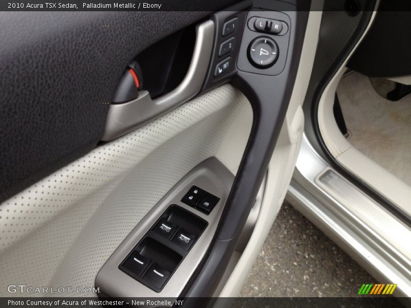 Palladium Metallic / Ebony 2010 Acura TSX Sedan