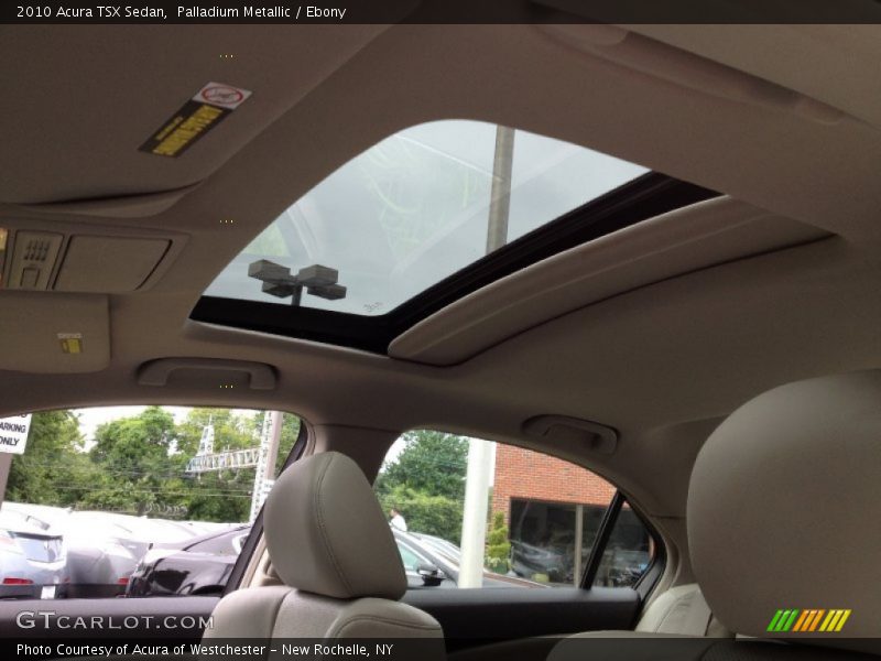 Palladium Metallic / Ebony 2010 Acura TSX Sedan