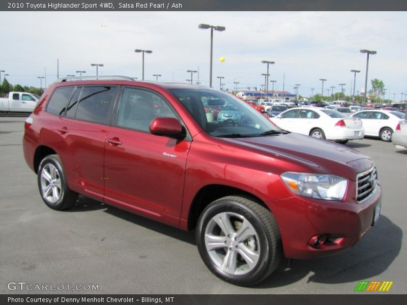  2010 Highlander Sport 4WD Salsa Red Pearl