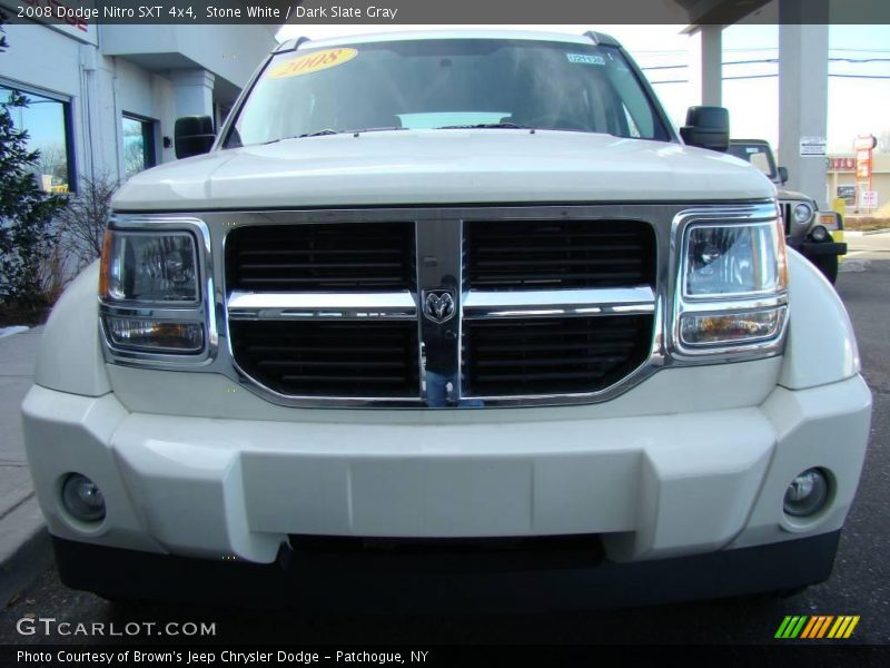 Stone White / Dark Slate Gray 2008 Dodge Nitro SXT 4x4