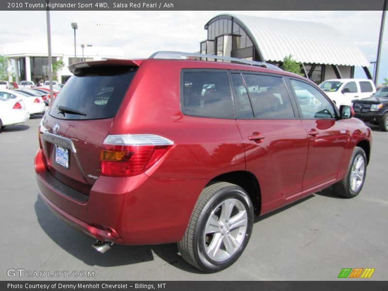 Salsa Red Pearl / Ash 2010 Toyota Highlander Sport 4WD