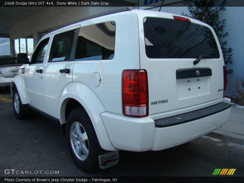 Stone White / Dark Slate Gray 2008 Dodge Nitro SXT 4x4