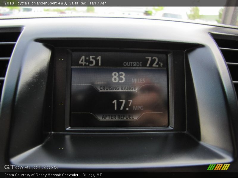 Salsa Red Pearl / Ash 2010 Toyota Highlander Sport 4WD