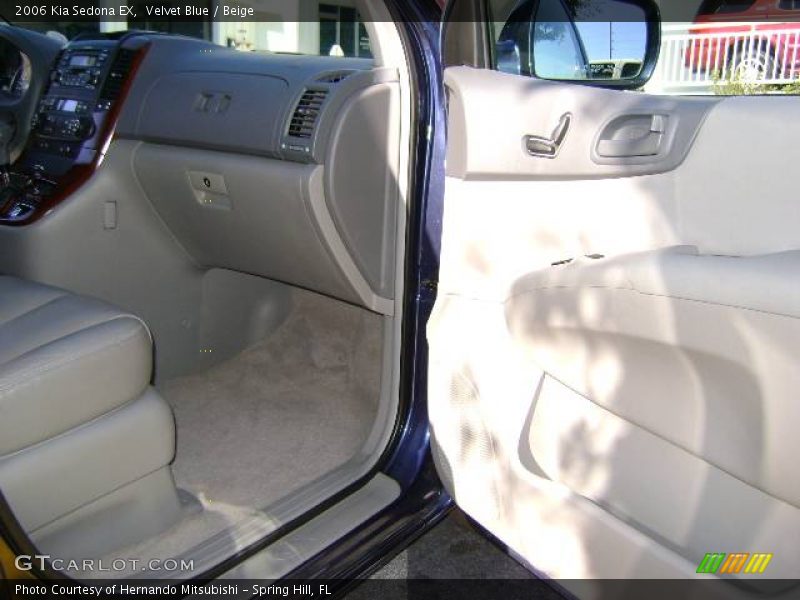 Velvet Blue / Beige 2006 Kia Sedona EX
