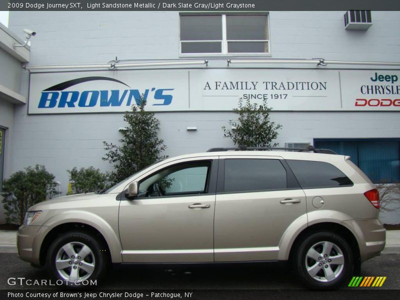 Light Sandstone Metallic / Dark Slate Gray/Light Graystone 2009 Dodge Journey SXT