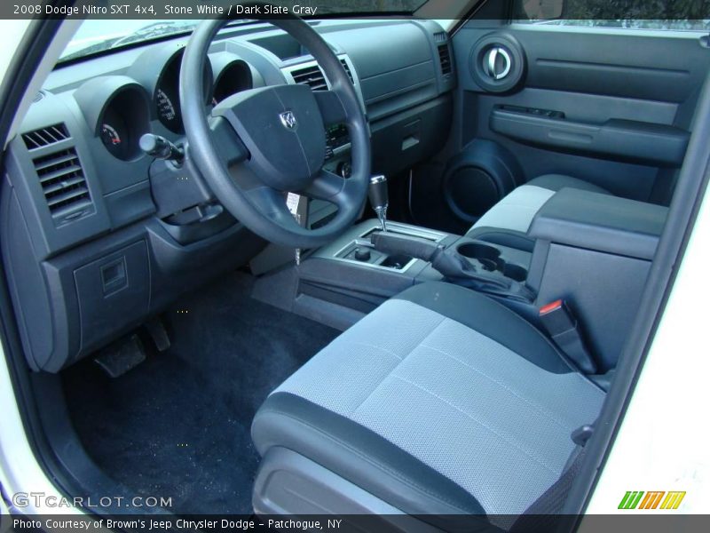 Stone White / Dark Slate Gray 2008 Dodge Nitro SXT 4x4