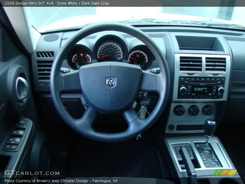 Stone White / Dark Slate Gray 2008 Dodge Nitro SXT 4x4