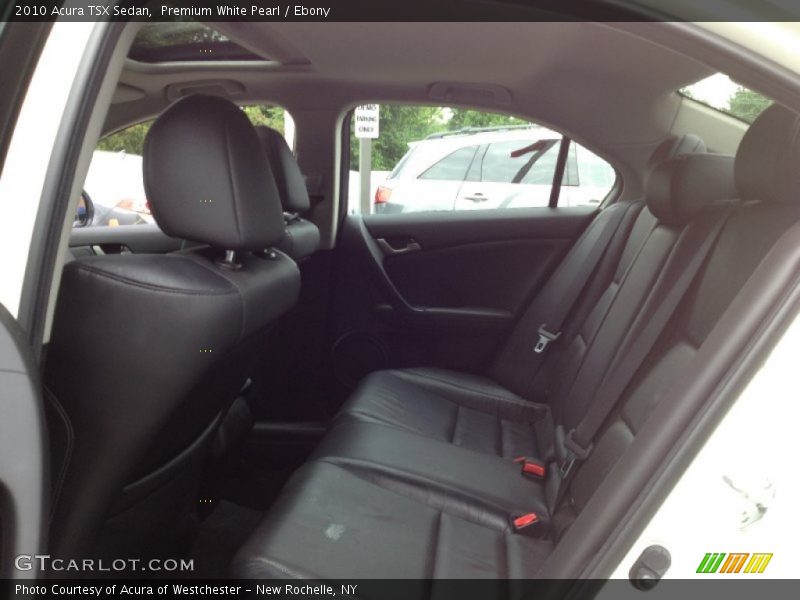Premium White Pearl / Ebony 2010 Acura TSX Sedan