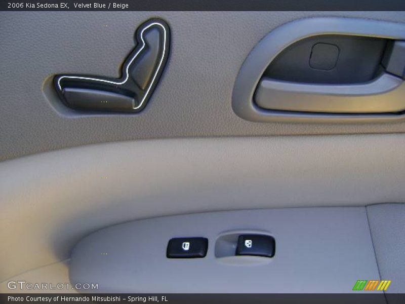 Velvet Blue / Beige 2006 Kia Sedona EX