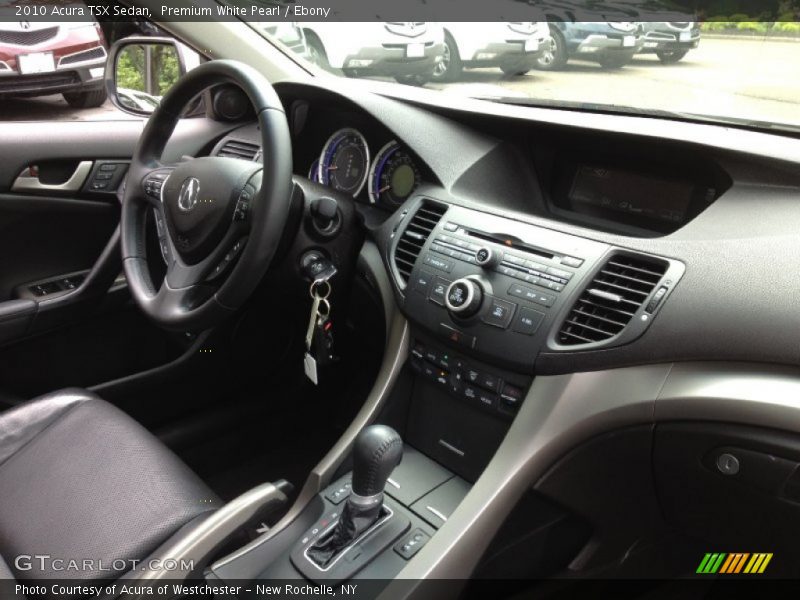 Premium White Pearl / Ebony 2010 Acura TSX Sedan