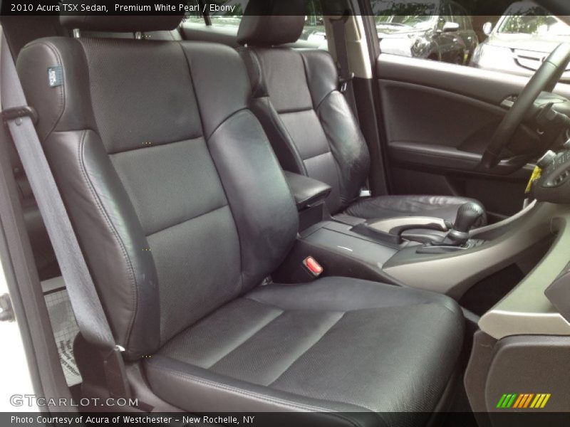 Premium White Pearl / Ebony 2010 Acura TSX Sedan