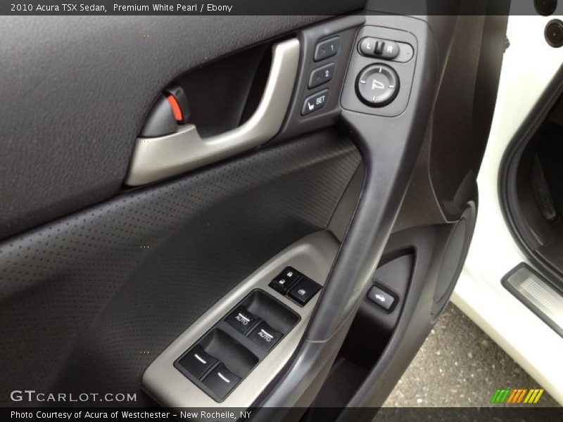 Premium White Pearl / Ebony 2010 Acura TSX Sedan