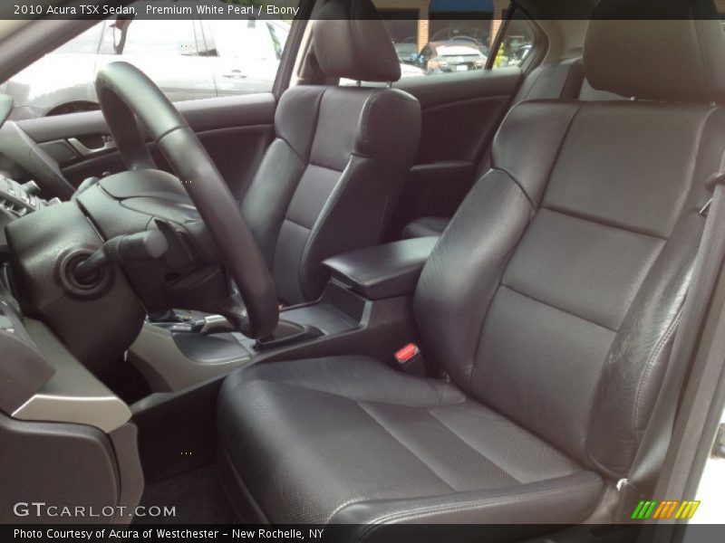 Premium White Pearl / Ebony 2010 Acura TSX Sedan