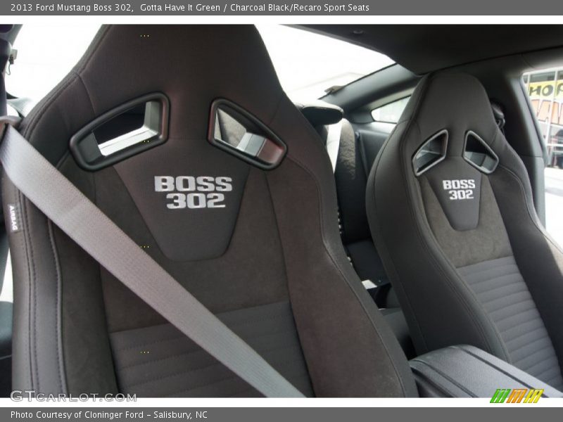  2013 Mustang Boss 302 Charcoal Black/Recaro Sport Seats Interior