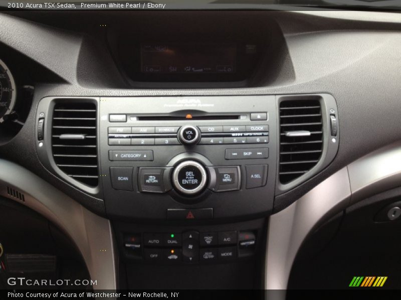 Premium White Pearl / Ebony 2010 Acura TSX Sedan