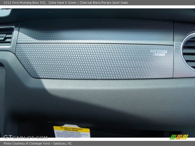 Gotta Have It Green / Charcoal Black/Recaro Sport Seats 2013 Ford Mustang Boss 302