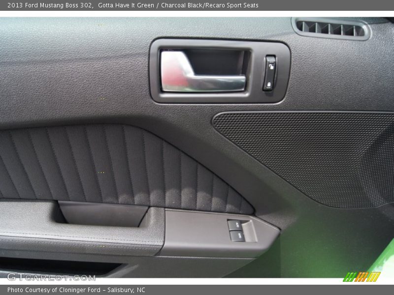 Gotta Have It Green / Charcoal Black/Recaro Sport Seats 2013 Ford Mustang Boss 302