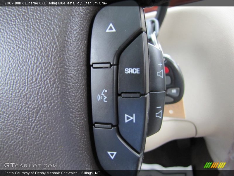Ming Blue Metallic / Titanium Gray 2007 Buick Lucerne CXL