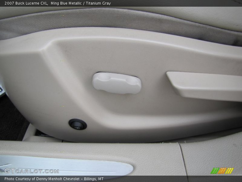 Ming Blue Metallic / Titanium Gray 2007 Buick Lucerne CXL