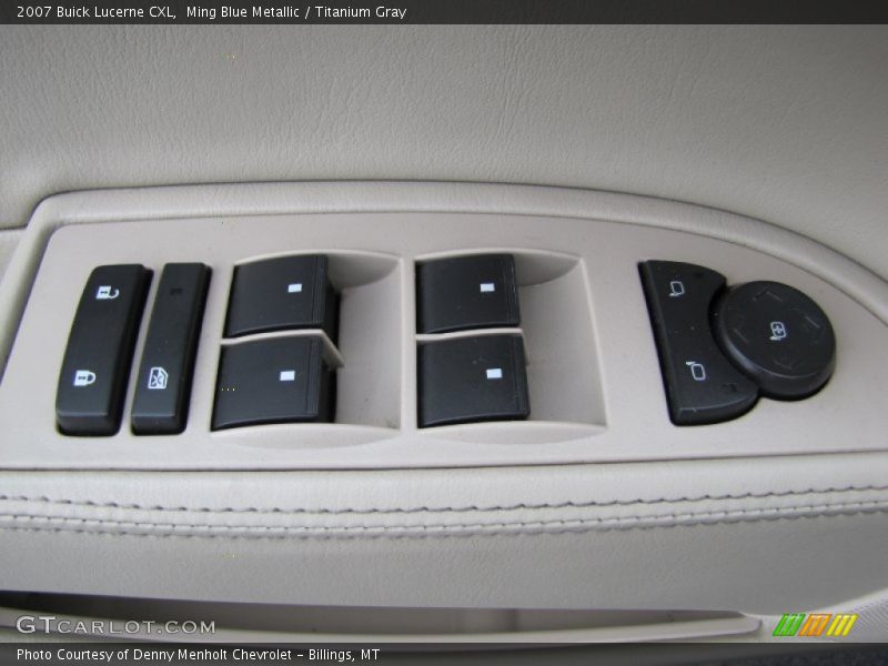 Ming Blue Metallic / Titanium Gray 2007 Buick Lucerne CXL