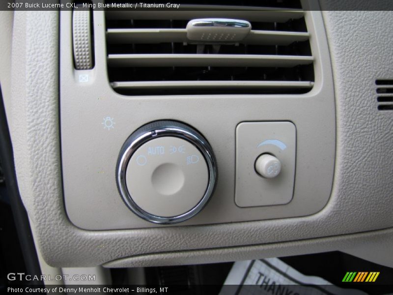 Ming Blue Metallic / Titanium Gray 2007 Buick Lucerne CXL