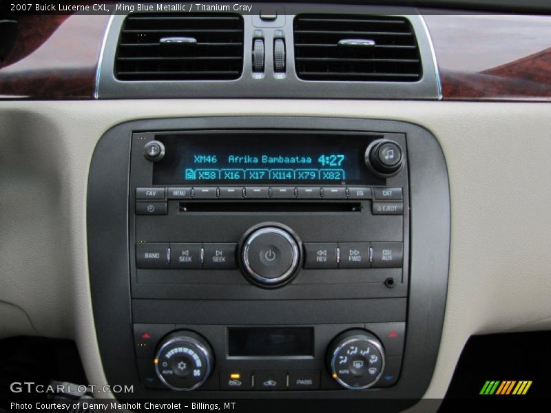 Ming Blue Metallic / Titanium Gray 2007 Buick Lucerne CXL