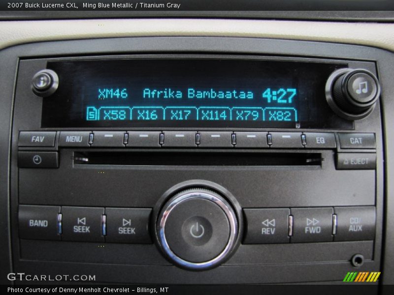 Ming Blue Metallic / Titanium Gray 2007 Buick Lucerne CXL