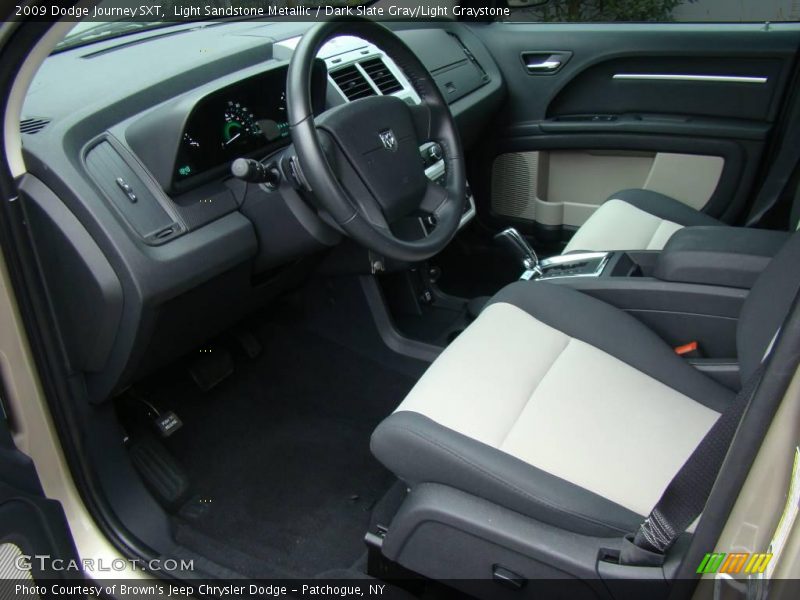 Light Sandstone Metallic / Dark Slate Gray/Light Graystone 2009 Dodge Journey SXT