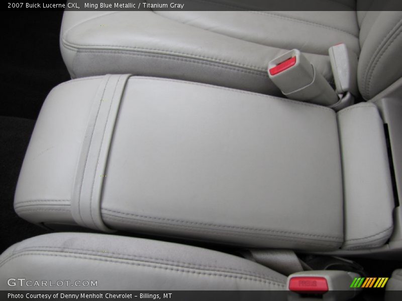 Ming Blue Metallic / Titanium Gray 2007 Buick Lucerne CXL