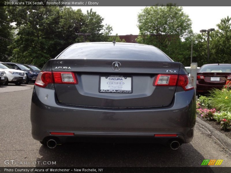Polished Metal Metallic / Ebony 2009 Acura TSX Sedan