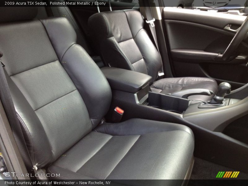 Polished Metal Metallic / Ebony 2009 Acura TSX Sedan