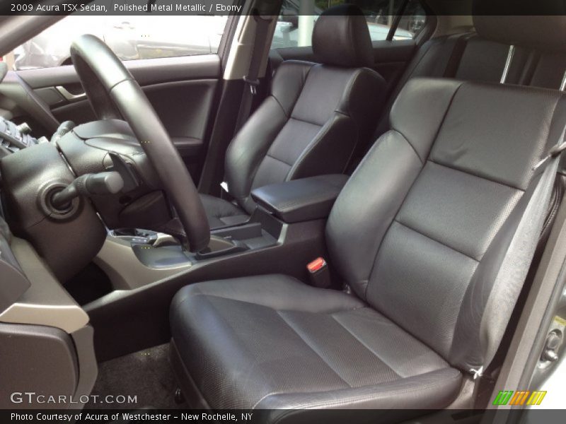 Polished Metal Metallic / Ebony 2009 Acura TSX Sedan