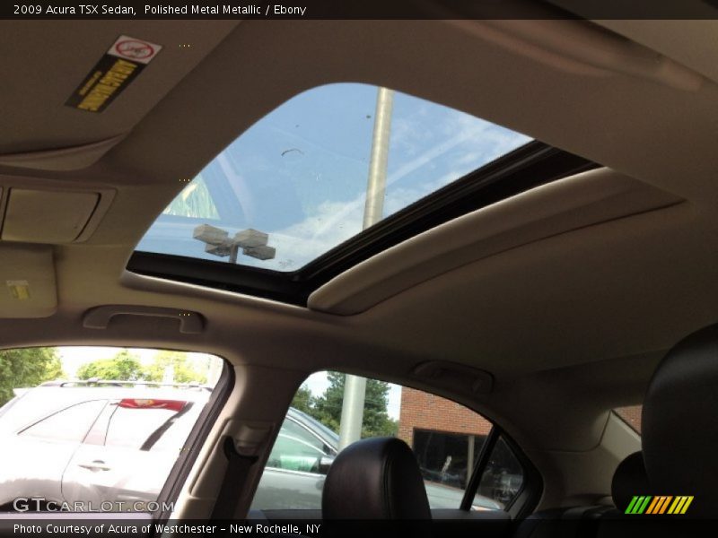 Polished Metal Metallic / Ebony 2009 Acura TSX Sedan