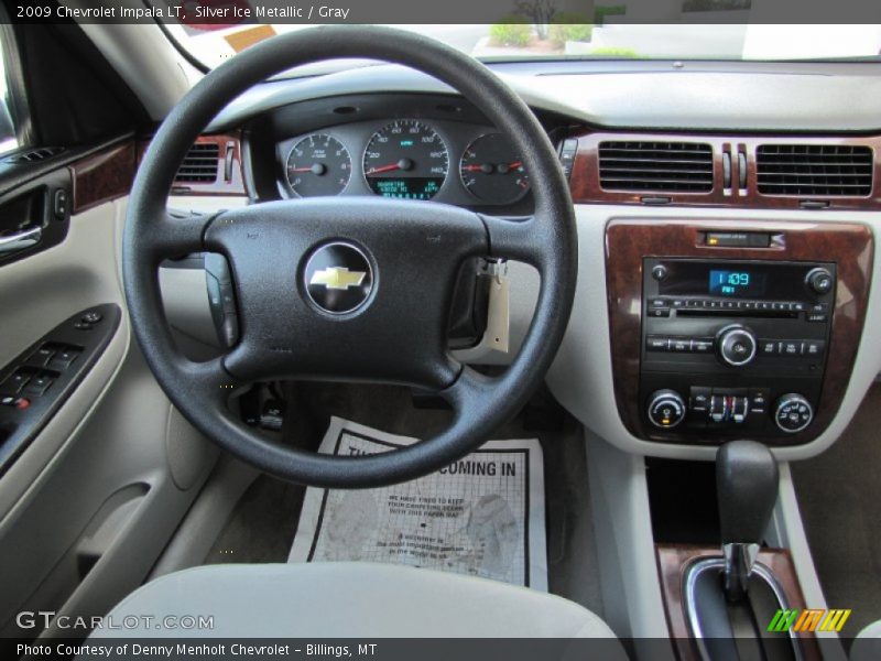 Silver Ice Metallic / Gray 2009 Chevrolet Impala LT