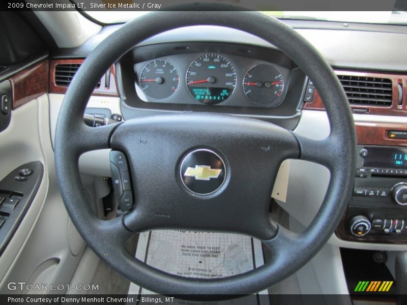 Silver Ice Metallic / Gray 2009 Chevrolet Impala LT