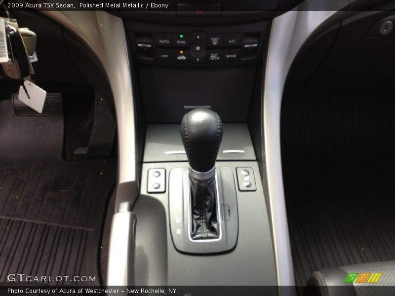 Polished Metal Metallic / Ebony 2009 Acura TSX Sedan