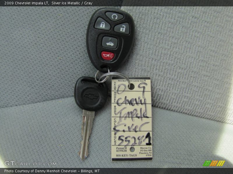 Silver Ice Metallic / Gray 2009 Chevrolet Impala LT