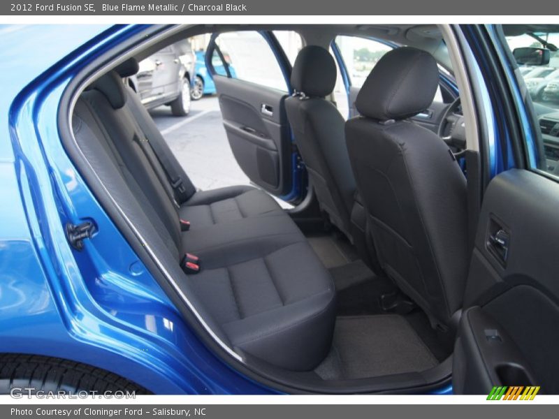 Blue Flame Metallic / Charcoal Black 2012 Ford Fusion SE