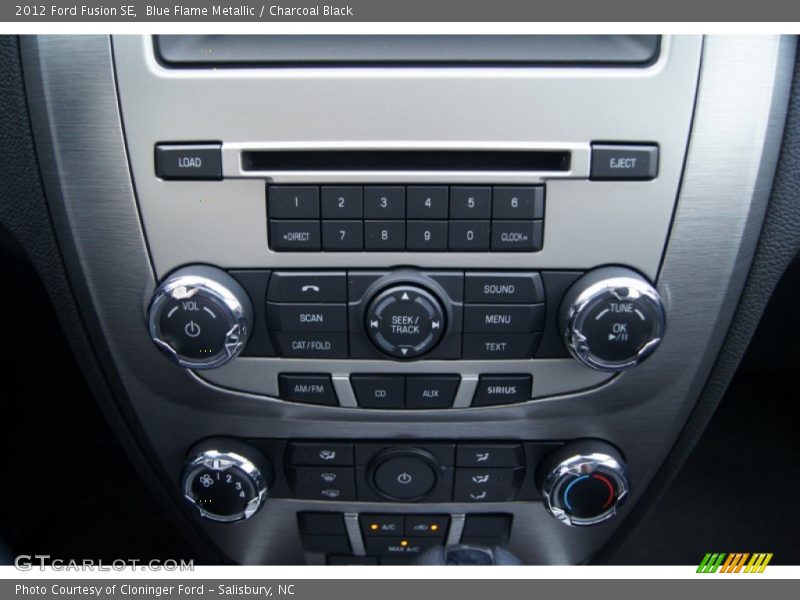 Blue Flame Metallic / Charcoal Black 2012 Ford Fusion SE