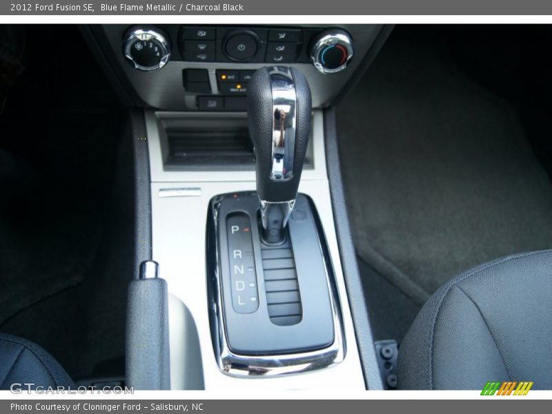 Blue Flame Metallic / Charcoal Black 2012 Ford Fusion SE