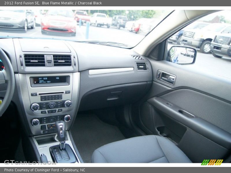 Blue Flame Metallic / Charcoal Black 2012 Ford Fusion SE