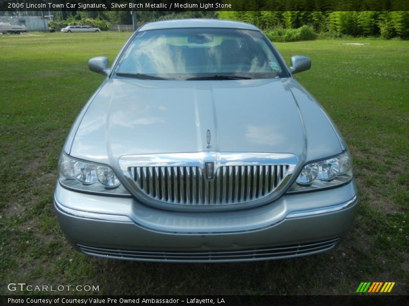 Silver Birch Metallic / Medium Light Stone 2006 Lincoln Town Car Signature