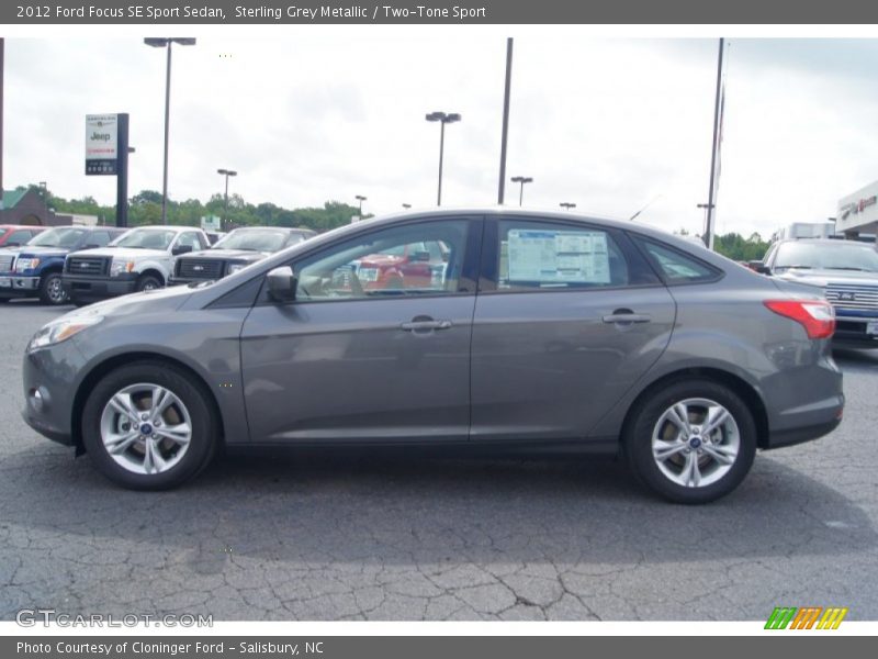 Sterling Grey Metallic / Two-Tone Sport 2012 Ford Focus SE Sport Sedan