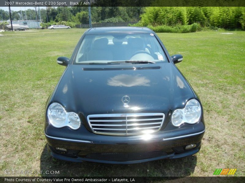 Black / Ash 2007 Mercedes-Benz C 230 Sport
