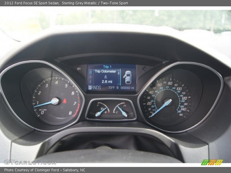  2012 Focus SE Sport Sedan SE Sport Sedan Gauges