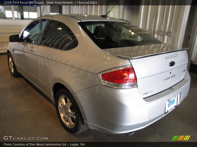 Silver Frost Metallic / Charcoal Black 2008 Ford Focus SES Coupe