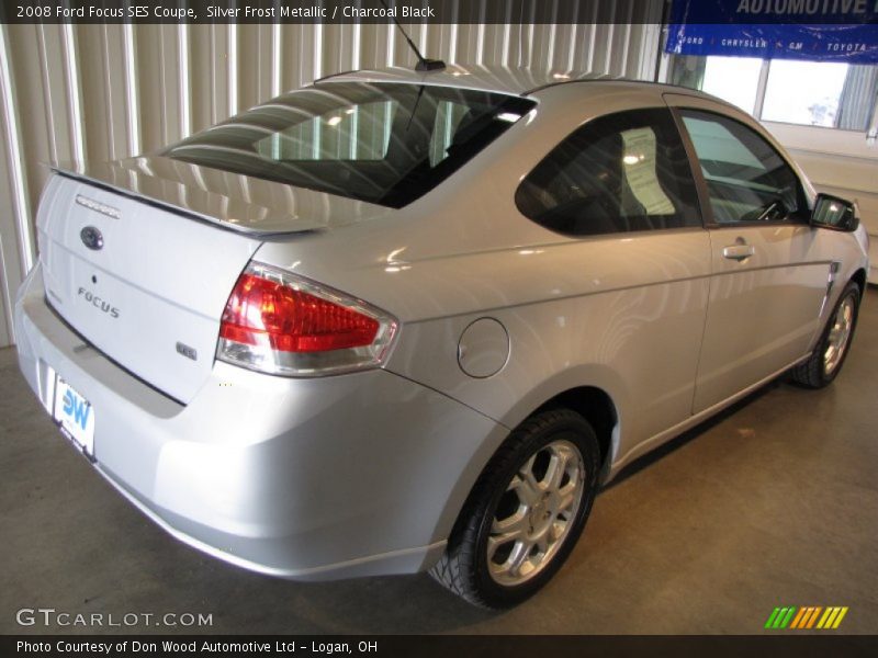 Silver Frost Metallic / Charcoal Black 2008 Ford Focus SES Coupe
