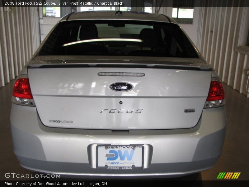 Silver Frost Metallic / Charcoal Black 2008 Ford Focus SES Coupe