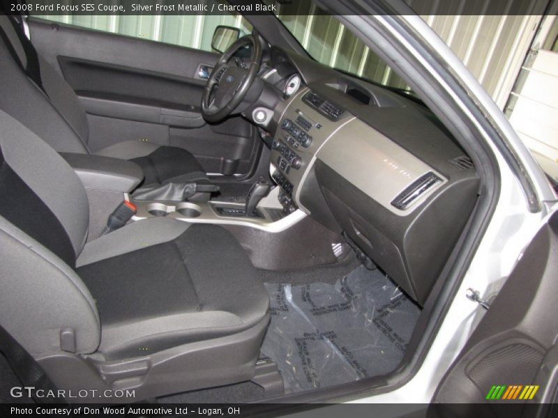 Silver Frost Metallic / Charcoal Black 2008 Ford Focus SES Coupe